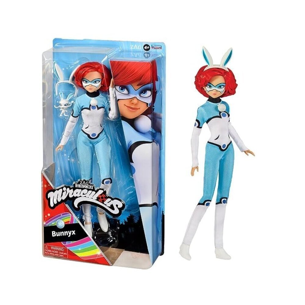 BANDAI Superhero Miraculous Ladybug and Cat Noir Toys Bunnyx Fashion Doll
